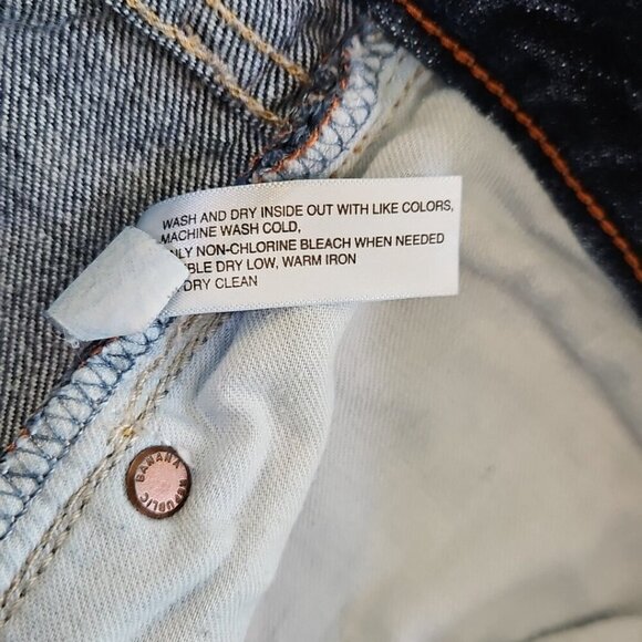 Banana Republic Jeans Men's 33 x 32 Straight Leg Indigo Blue Denim Relaxed EUC - Picture 13 of 15